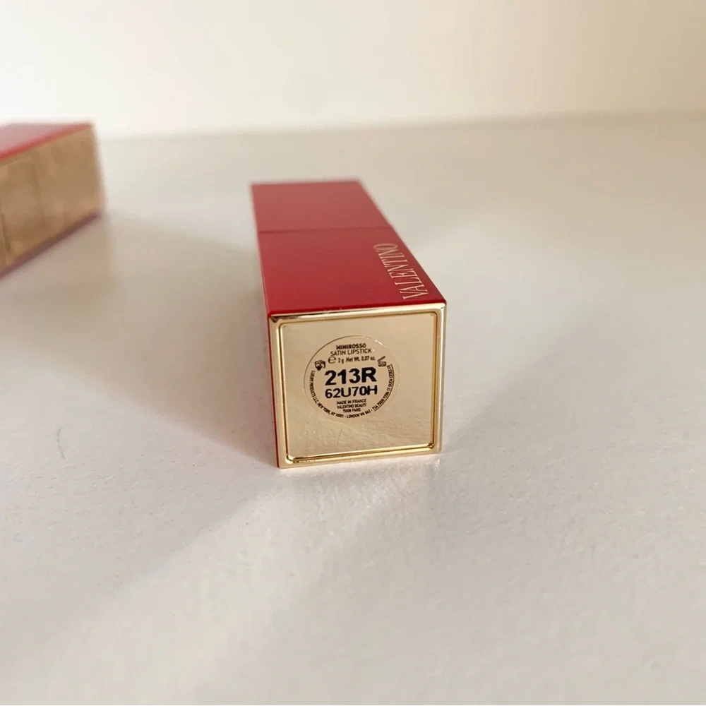 Valentino rouge satin lipstick intense long lasting